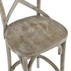 Gear Bar Stool by Modway - Black / Gray / Midnight Blue / Natural / Walnut / White (EEI-5563)
