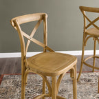 Gear Bar Stool by Modway - Black / Gray / Midnight Blue / Natural / Walnut / White (EEI-5563)