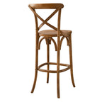 Gear Bar Stool by Modway - Black / Gray / Midnight Blue / Natural / Walnut / White (EEI-5563)