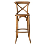 Gear Bar Stool by Modway - Black / Gray / Midnight Blue / Natural / Walnut / White (EEI-5563)