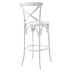 Gear Bar Stool by Modway - Black / Gray / Midnight Blue / Natural / Walnut / White (EEI-5563)