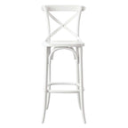Gear Bar Stool by Modway - Black / Gray / Midnight Blue / Natural / Walnut / White (EEI-5563)