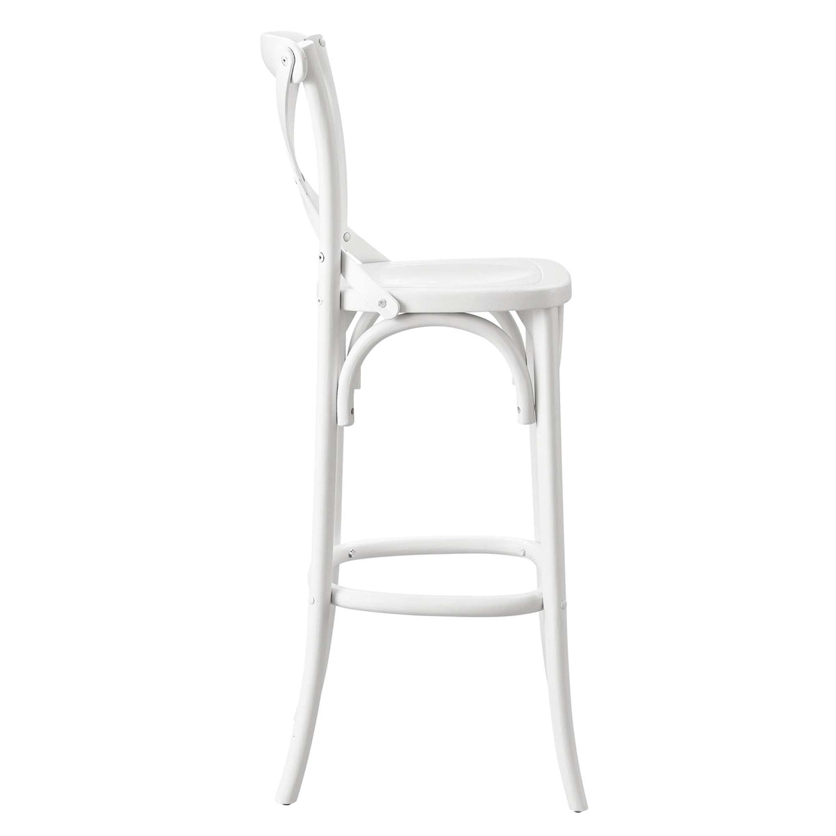 Gear Bar Stool by Modway - Black / Gray / Midnight Blue / Natural / Walnut / White (EEI-5563)