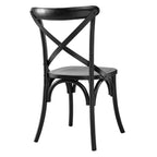 Gear Dining Side Chair by Modway - Black / Gray / Midnight Blue / Natural / Walnut / White