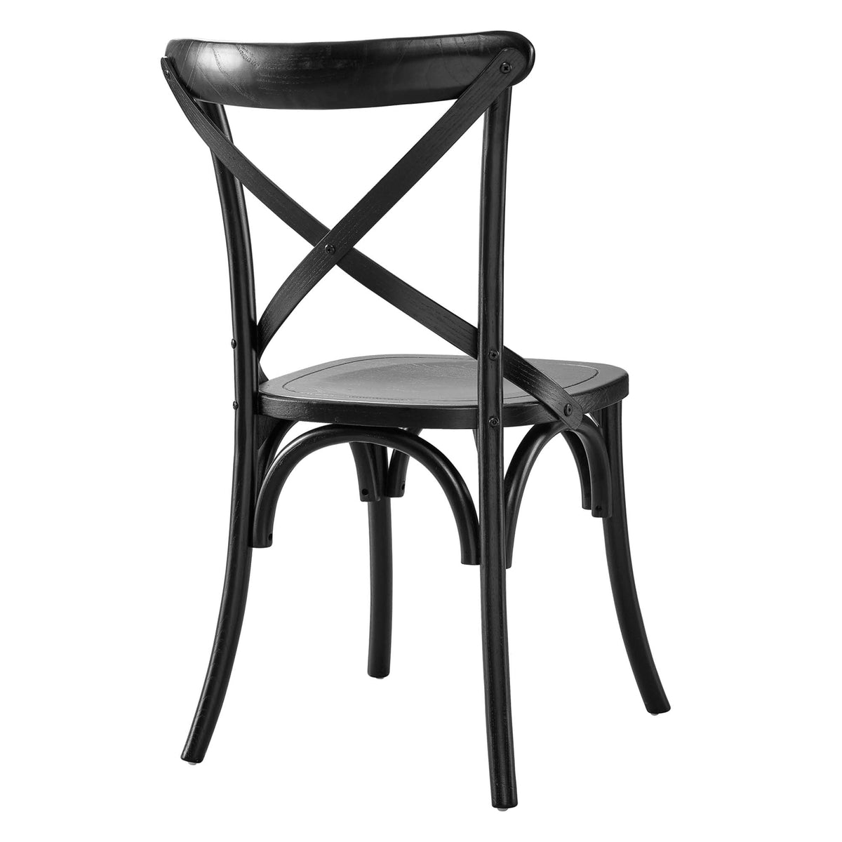 Gear Dining Side Chair by Modway - Black / Gray / Midnight Blue / Natural / Walnut / White