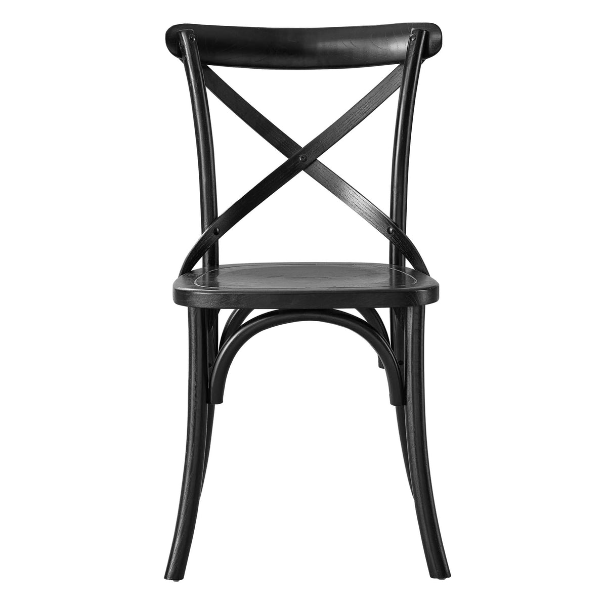 Gear Dining Side Chair by Modway - Black / Gray / Midnight Blue / Natural / Walnut / White