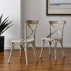 Gear Dining Side Chair by Modway - Black / Gray / Midnight Blue / Natural / Walnut / White