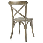 Gear Dining Side Chair by Modway - Black / Gray / Midnight Blue / Natural / Walnut / White