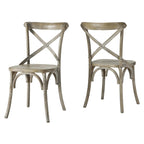 Gear Dining Side Chair by Modway - Black / Gray / Midnight Blue / Natural / Walnut / White