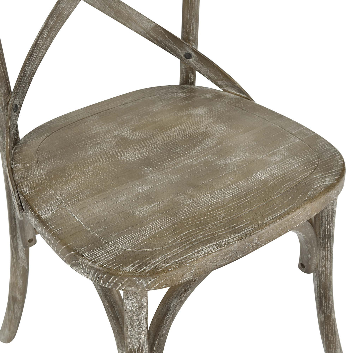 Gear Dining Side Chair by Modway - Black / Gray / Midnight Blue / Natural / Walnut / White