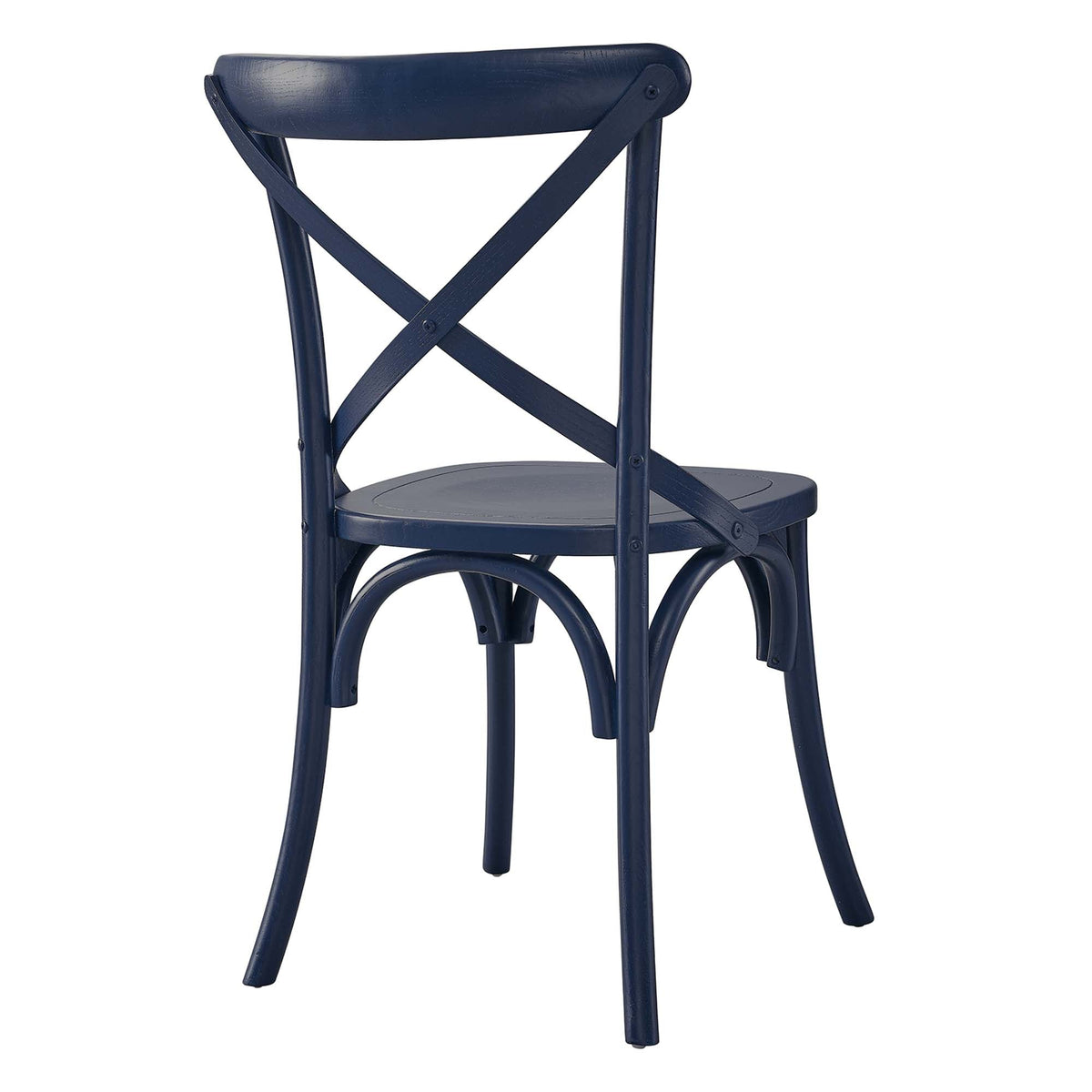 Gear Dining Side Chair by Modway - Black / Gray / Midnight Blue / Natural / Walnut / White