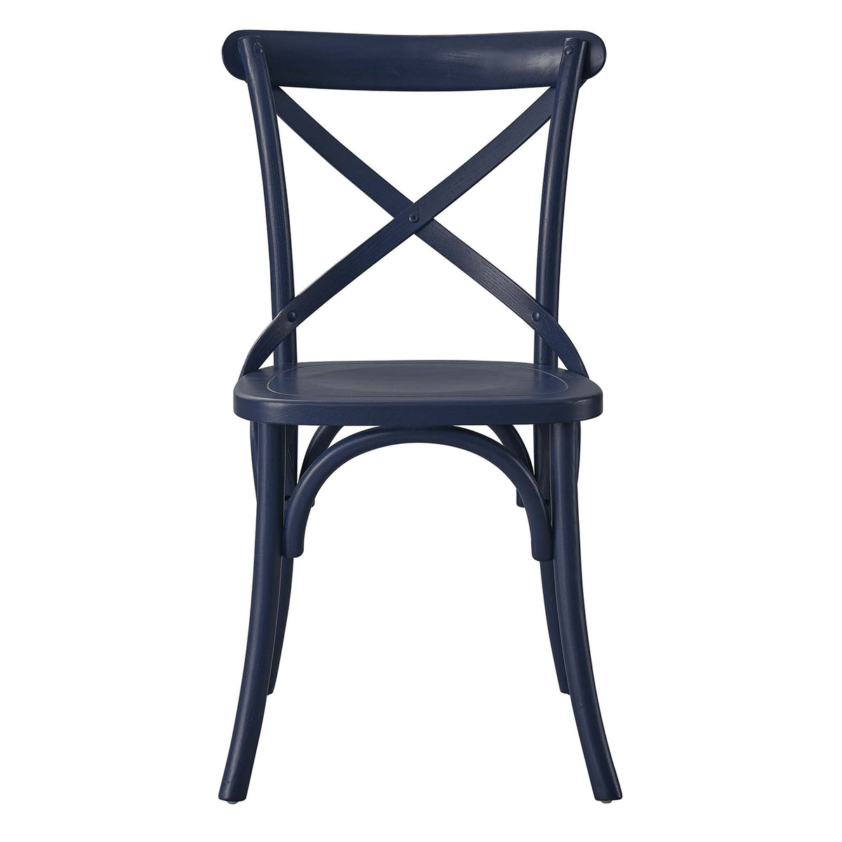 Gear Dining Side Chair by Modway - Black / Gray / Midnight Blue / Natural / Walnut / White