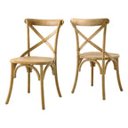 Gear Dining Side Chair by Modway - Black / Gray / Midnight Blue / Natural / Walnut / White