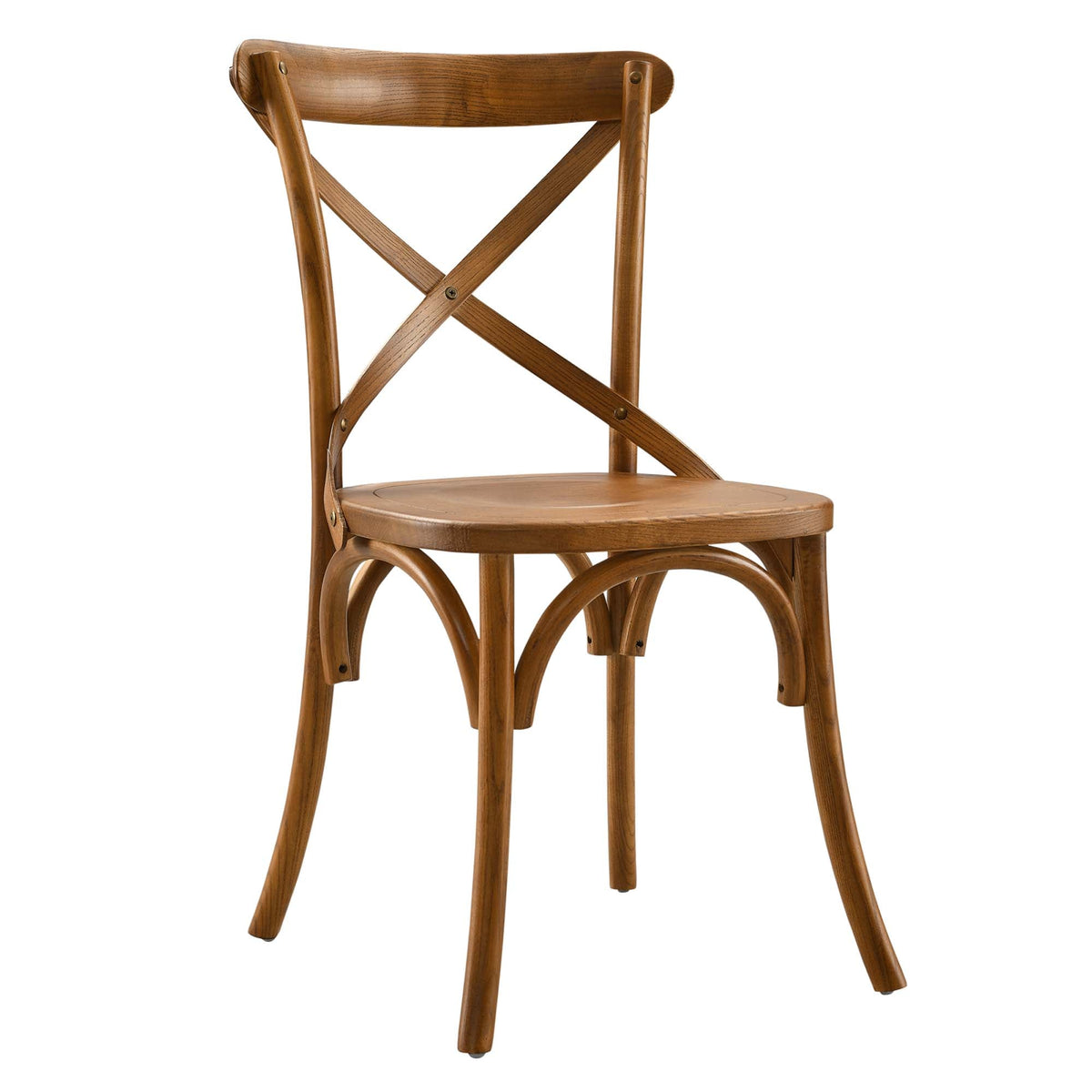 Gear Dining Side Chair by Modway - Black / Gray / Midnight Blue / Natural / Walnut / White