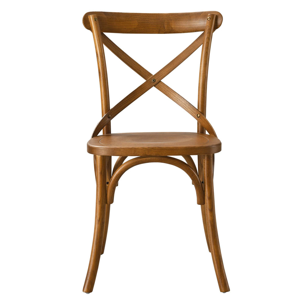 Gear Dining Side Chair by Modway - Black / Gray / Midnight Blue / Natural / Walnut / White