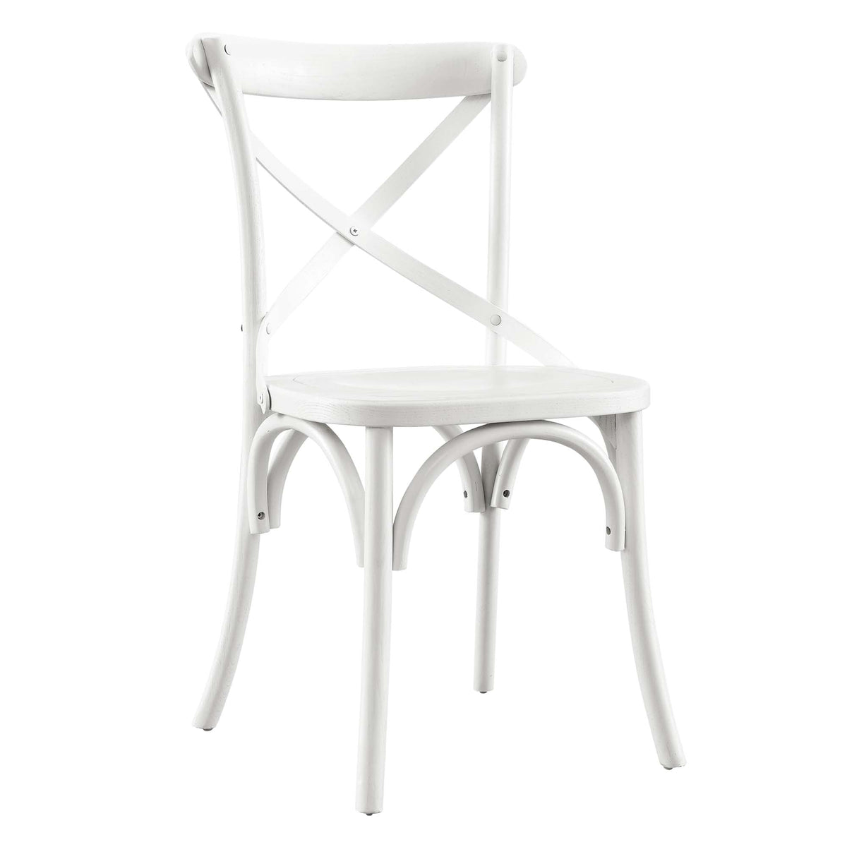 Gear Dining Side Chair by Modway - Black / Gray / Midnight Blue / Natural / Walnut / White