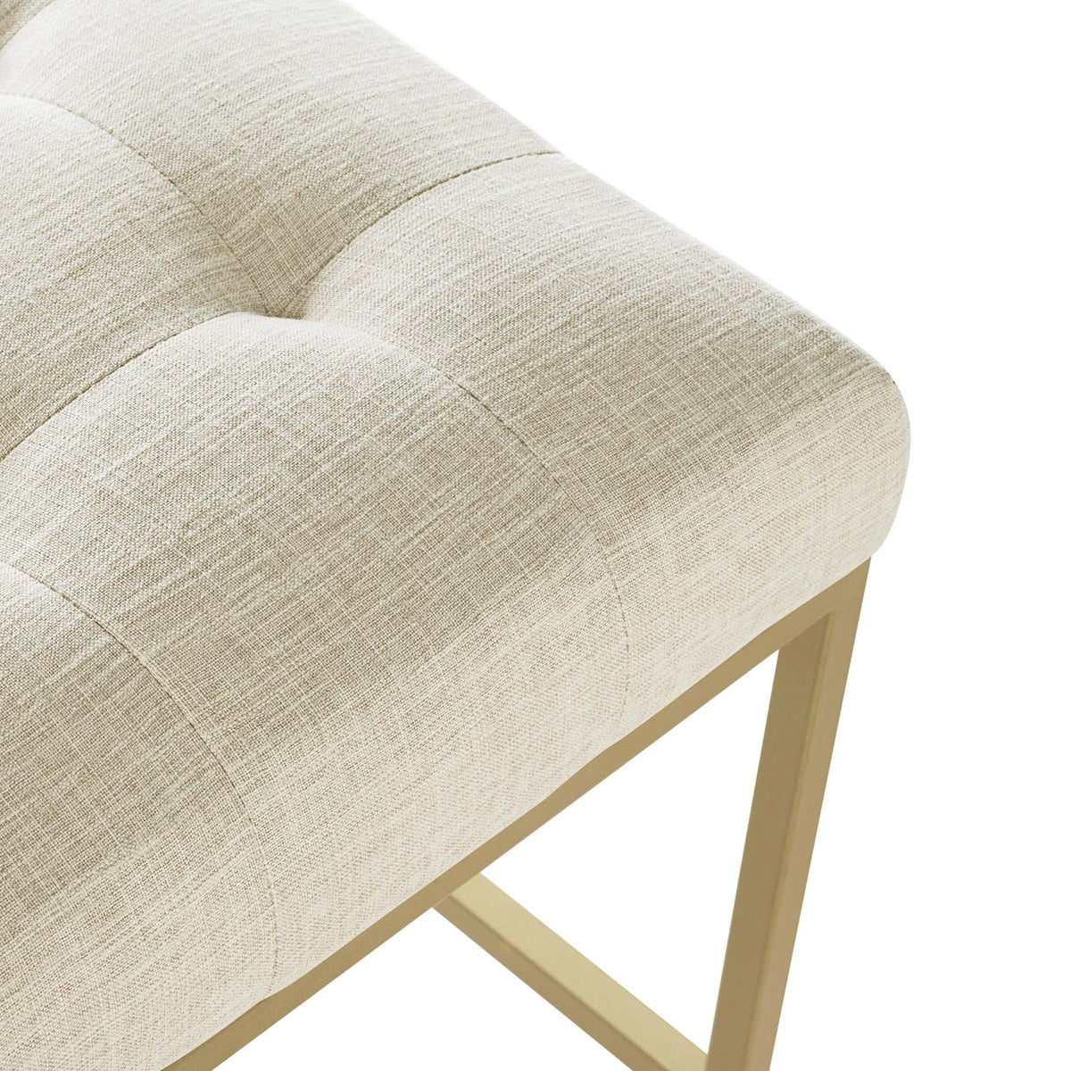 Privy Upholstered Fabric Counter Stool Set of 2 by Modway