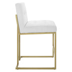 Privy Upholstered Fabric Counter Stool Set of 2 by Modway