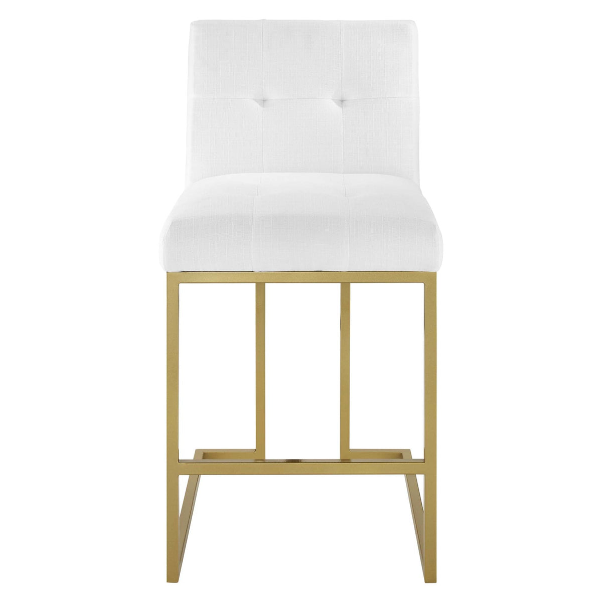 Privy Upholstered Fabric Counter Stool Set of 2 by Modway