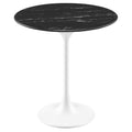 Lippa Round Faux Marble Side Table by Modway