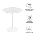 Lippa Round Faux Marble Side Table by Modway