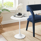 Lippa Round Faux Marble Side Table by Modway
