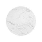 Lippa Round Faux Marble Side Table by Modway