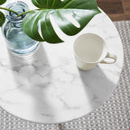 Lippa Round Faux Marble Side Table by Modway