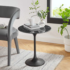 Lippa Round Faux Marble Side Table by Modway