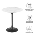 Lippa Round Faux Marble Side Table by Modway