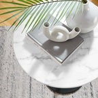 Lippa Round Faux Marble Side Table by Modway