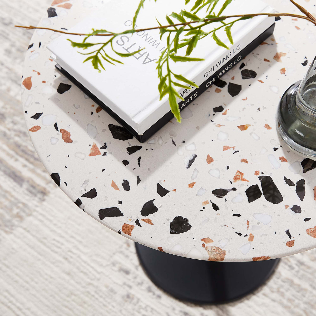 Lippa Round Terrazzo Side Table by Modway