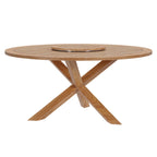 Wellspring 63" Outdoor Patio Teak Wood Dining Table by Modway