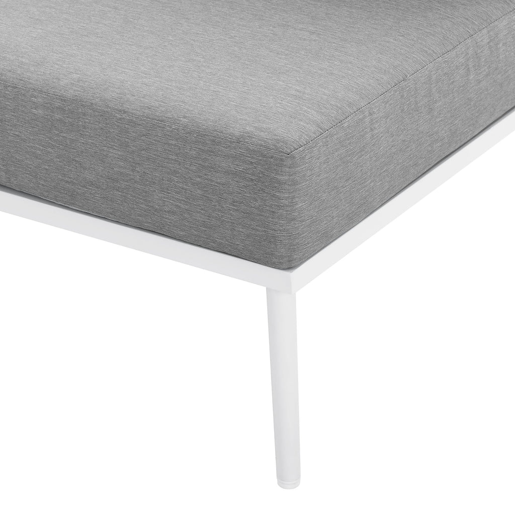 Stance Outdoor Patio Aluminum Large Sectional Sofa by Modway