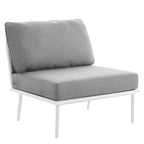 Stance Outdoor Patio Aluminum Large Sectional Sofa by Modway