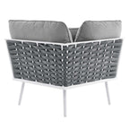 Stance 7 Piece Outdoor Patio Aluminum Sectional Sofa Set by Modway