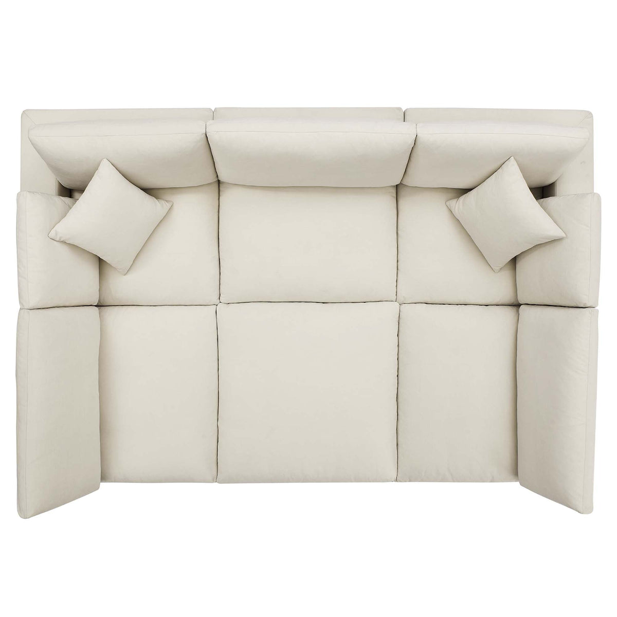 Commix 6-Piece Down Filled Overstuffed Sectional Sofa by Modway