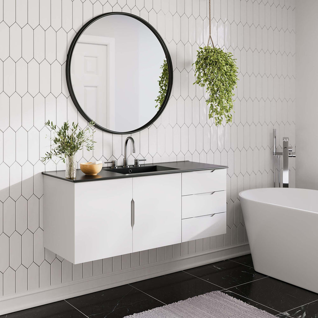 Vitality 48" Single Sink Bathroom Vanity by Modway
