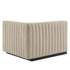 Conjure 6-Piece Channel Tufted Upholstered Fabric Sectional Sofa by Modway