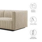 Conjure 6-Piece Channel Tufted Upholstered Fabric Sectional Sofa by Modway