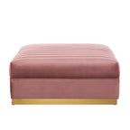 Sanguine 4-Piece Channel Tufted Performance Velvet Modular Sectional Sofa by Modway