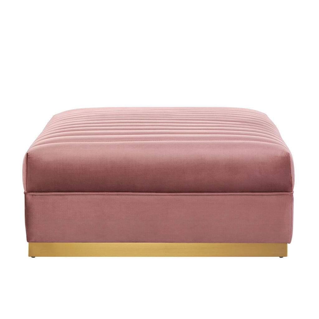 Sanguine 6-Piece Channel Tufted Performance Velvet Modular Sectional Sofa by Modway