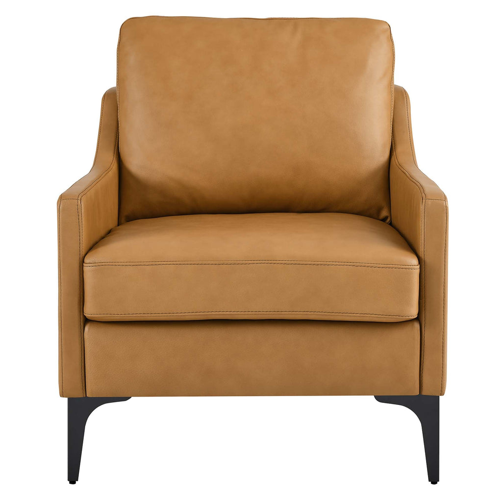 Corland Leather Armchair by Modway
