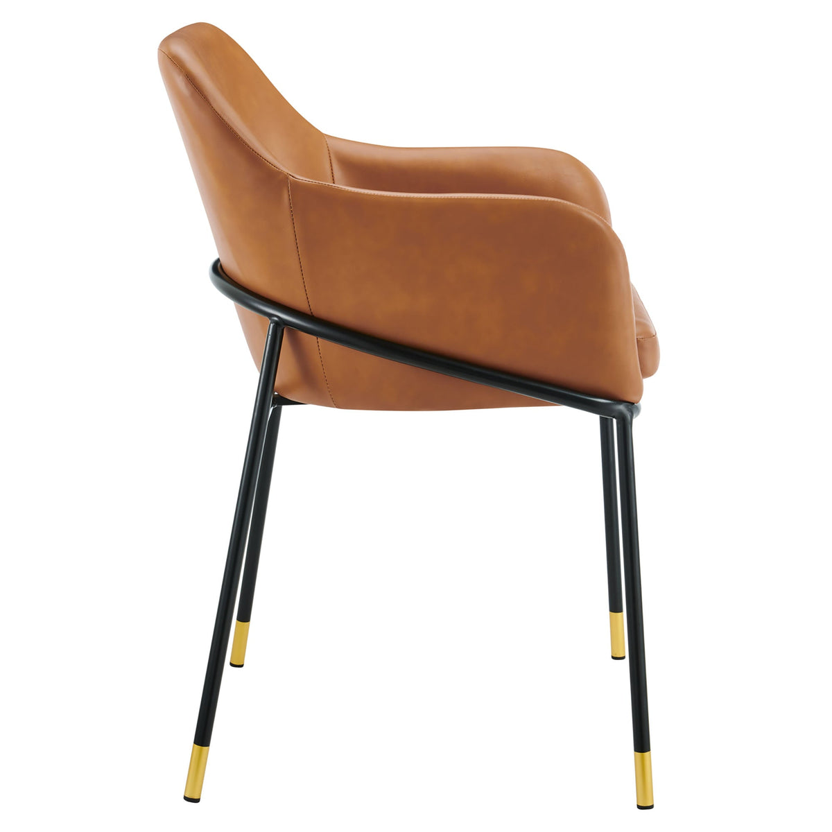 Jovi Vegan Leather Dining Chair Set of 2 by Modway