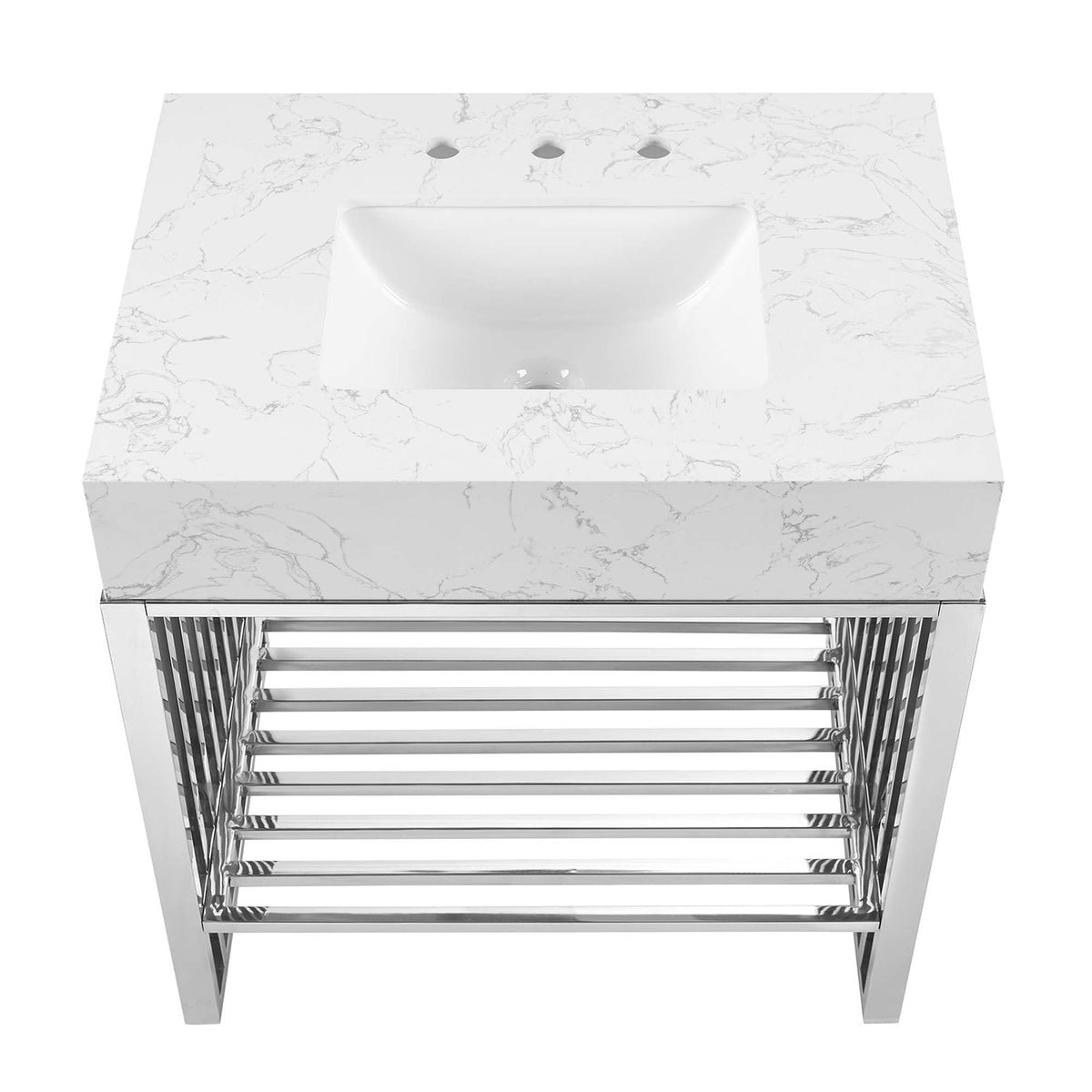 Gridiron Bathroom Vanity by Modway