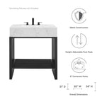 Gridiron Bathroom Vanity by Modway