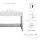 Gridiron Bathroom Vanity by Modway