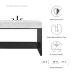 Gridiron Bathroom Vanity by Modway