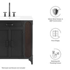 Steamforge Bathroom Vanity Cabinet (Sink Basin Not Included) by Modway