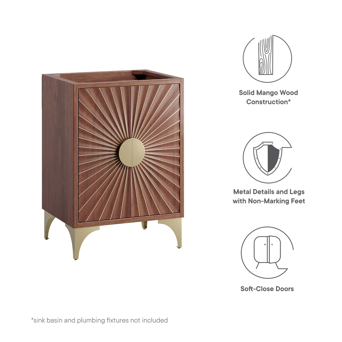 Daylight Bathroom Vanity Cabinet by Modway